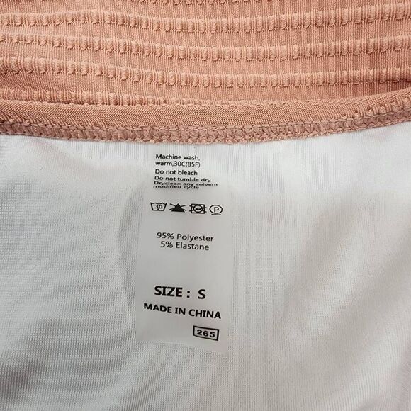 namayuj Women's Small Fashion Textured Bikini Sets Twist Front High Waisted Swim - Picture 10 of 11